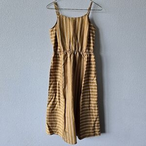 LOFT Beach Sleeveless Sundress EUC Gold XS